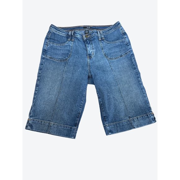 A.N.A. A New Approach Mojave Wash Cotton Polyester Spandex Blend Denim Knee Leng - Picture 1 of 8